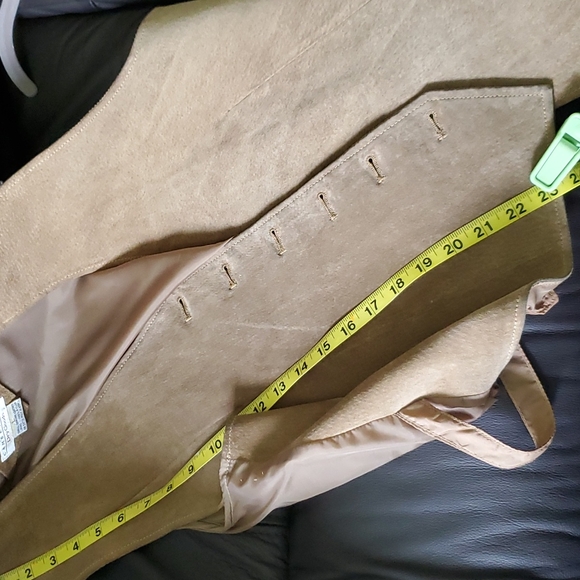 Vintage Cambridge Dry Goods Suede Leather Vest, Size L - Picture 10 of 10
